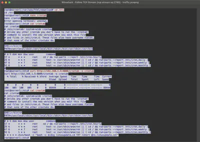 Fig. 19. Detected crontab modification on the system.