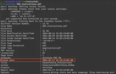 Fig. 5. Information contained in the metadata of the <code>NDA_Instructions.pdf</code> file.