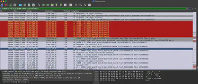 Fig. 3. Detection of the server and attacker IP addresses.