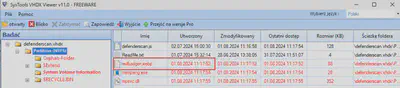 Fig. 6. Creation time of the first file by ransomware.