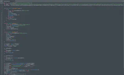 Fig. 8. Contents of the <code>defenderscan.js</code> file.