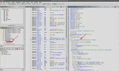 Fig. 25. WinAPI function for establishing server connections.