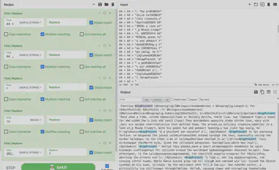 Fig. 9. The function created by the attacker for deobfuscating the script’s content.