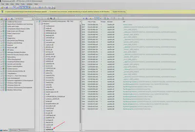 Fig. 10. DLL loaded into the <code>notepad.exe</code> process for Windows Vault handling.